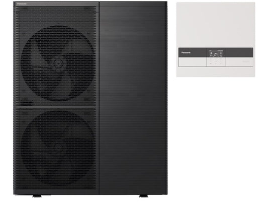 Panasonic Aquarea T-CAP 9,0kW Luftwärmepumpe Monoblock 400V R290 mit Reglermodul, Generation M